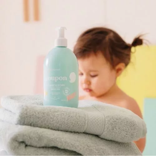 Gel lavant corps et cheveux, bébé et enfant, dès la naissance, 500 ML