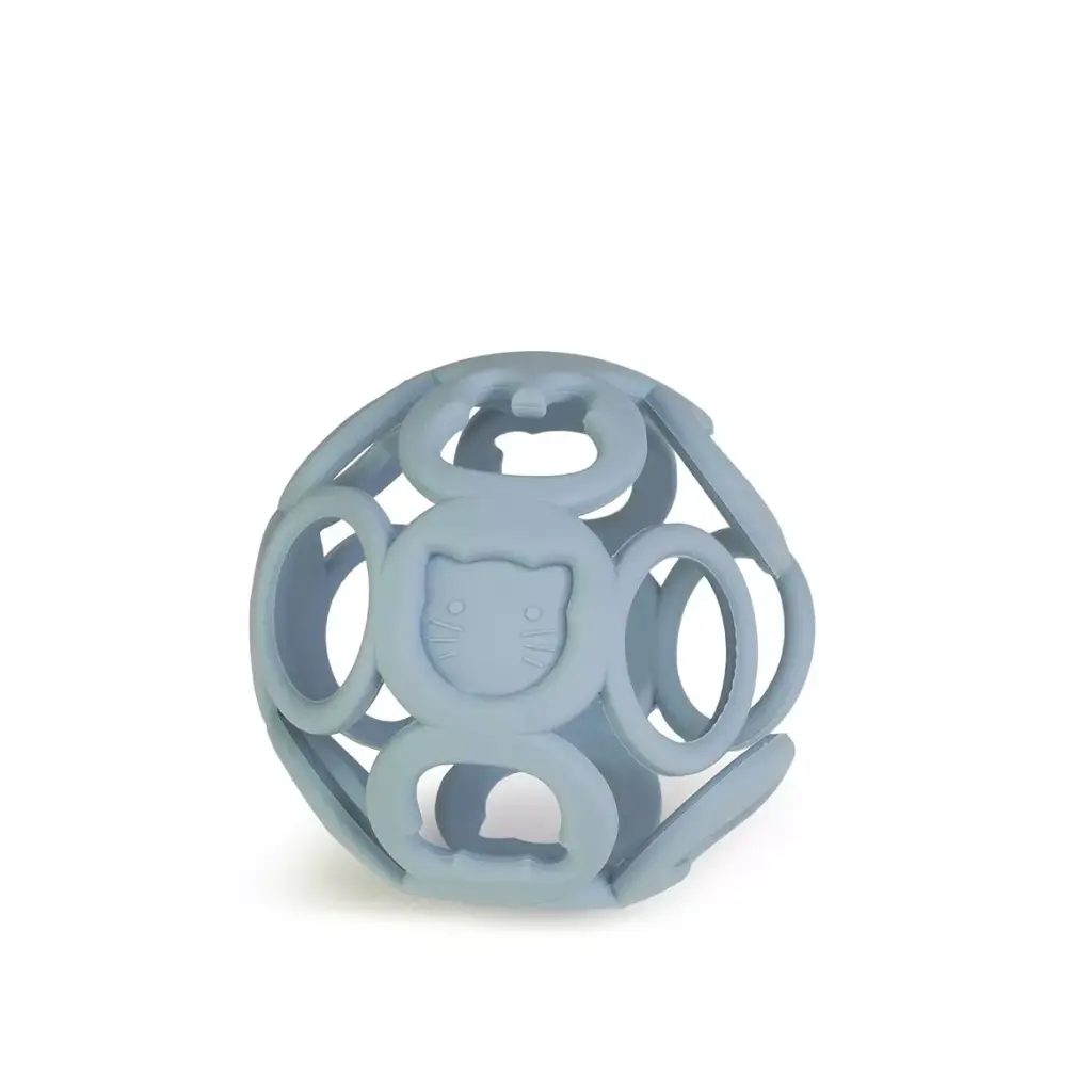 Balle en silicone (bleu azur)