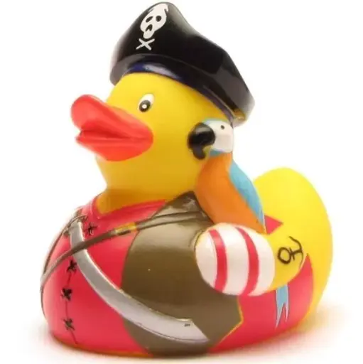 [6714] Canard en caoutchouc Corsaire