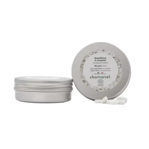 [DENSO-VOY20] Dentifrice solide à croquer | Certifié bio (Format voyage | 20 pastilles)