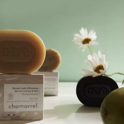 [SLABO-AAD] Savon lait d'ânesse 40% | Certifié bio (Avocat & amande douce)