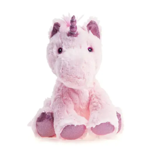 [2EPLICR] Bouillotte peluche licorne rose
