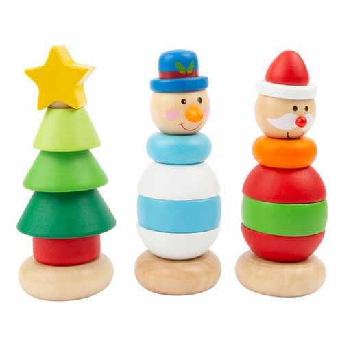 Figurines à empiler de Noël
