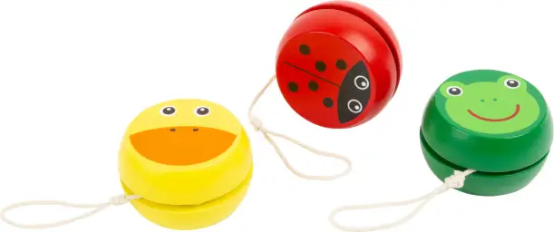 Yo-yos animaux en bois