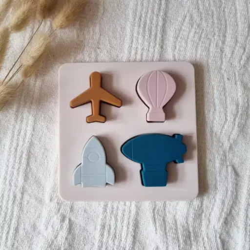 [RASP0101PU] Figurines en silicone à assembler - Avion