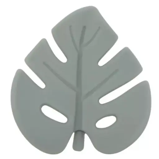 [RABIJ0002BL] Anneau de dentition en silicone Feuille - Sauge
