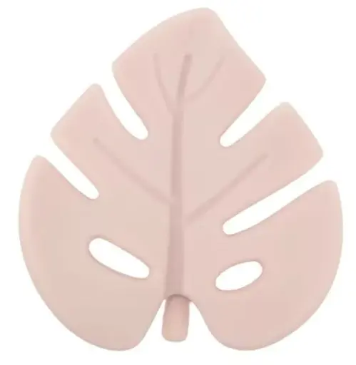 [RABIJ0003BL] Anneau de dentition en silicone Feuille - Nude