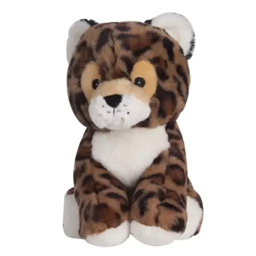 [2PELEO] Bouillotte peluche léopard
