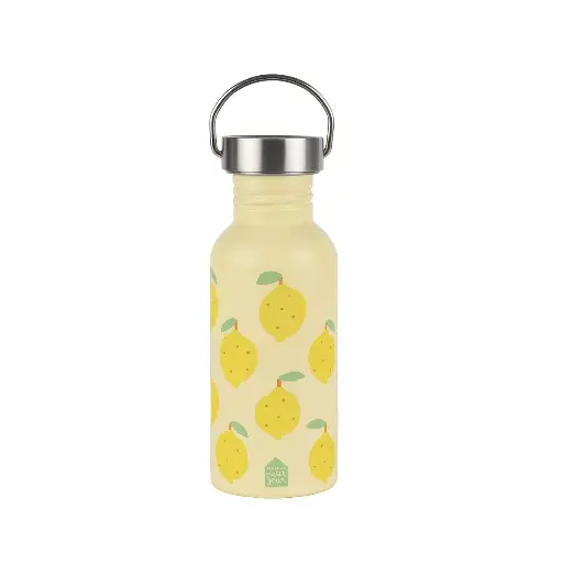 [CI790P] Gourde en Inox (0.5L) Citrons