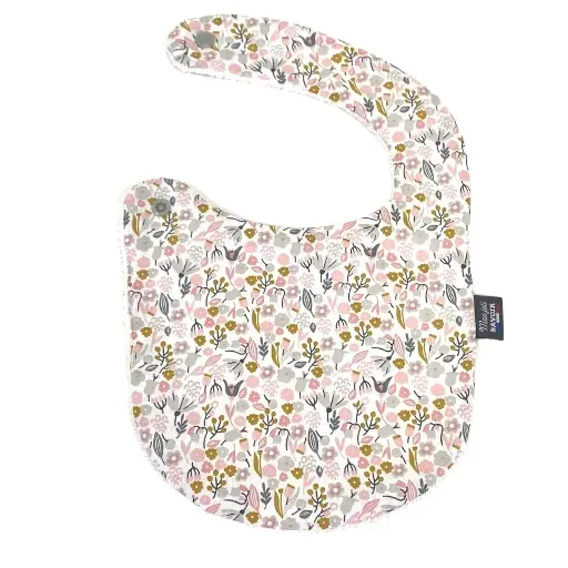 BAVOIR NOURRISSON - STYLE LIBERTY FLEURI ROSE CLAIR