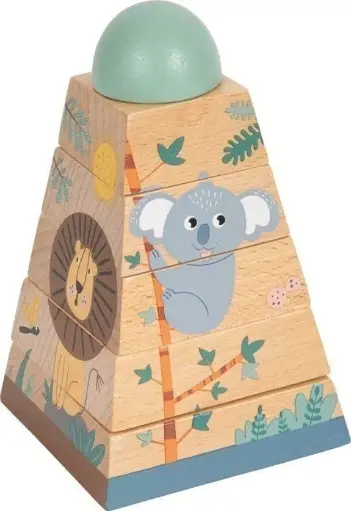 [12320] Tour empilable « Safari » en bois