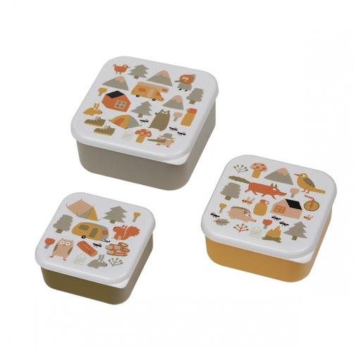 [AA994R] Set 3 Lunch Box Aventure