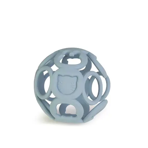 Balle en silicone (bleu azur)