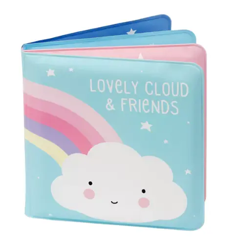 [133-041-002] Livre de Bain: Nuage et Amis